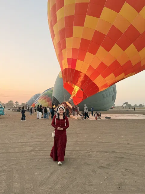 Above the Valley of the Kings: Luxor's Dawn Balloon Ascent