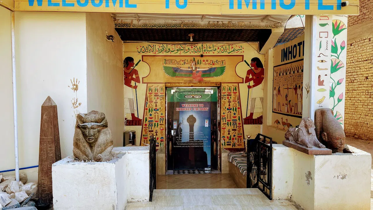 The Alabaster Workshops: Luxor's Stone-Carving Tradition from Pharaohs to Souvenir Stalls