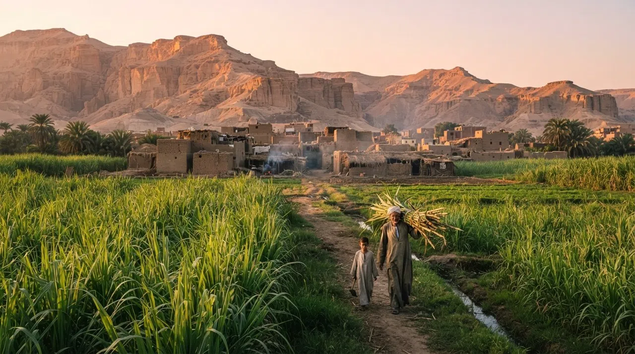 Ramlah, Luxor: el tranquilo camino de la Orilla Oeste con las tumbas en la puerta
