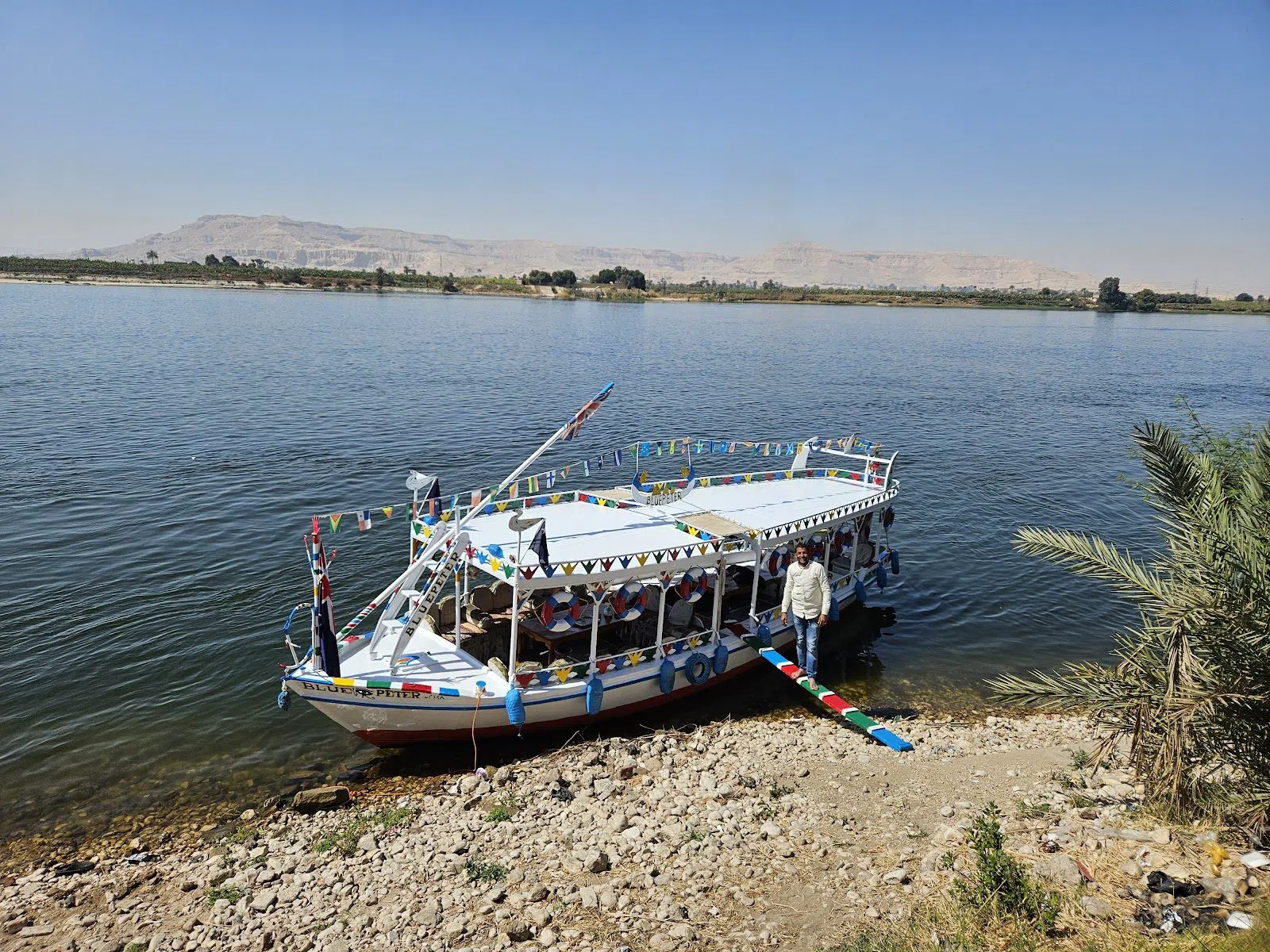 Nilen-solnedgangs-felucca til Banana Island, Luxor